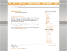 Tablet Screenshot of marathon-group.com